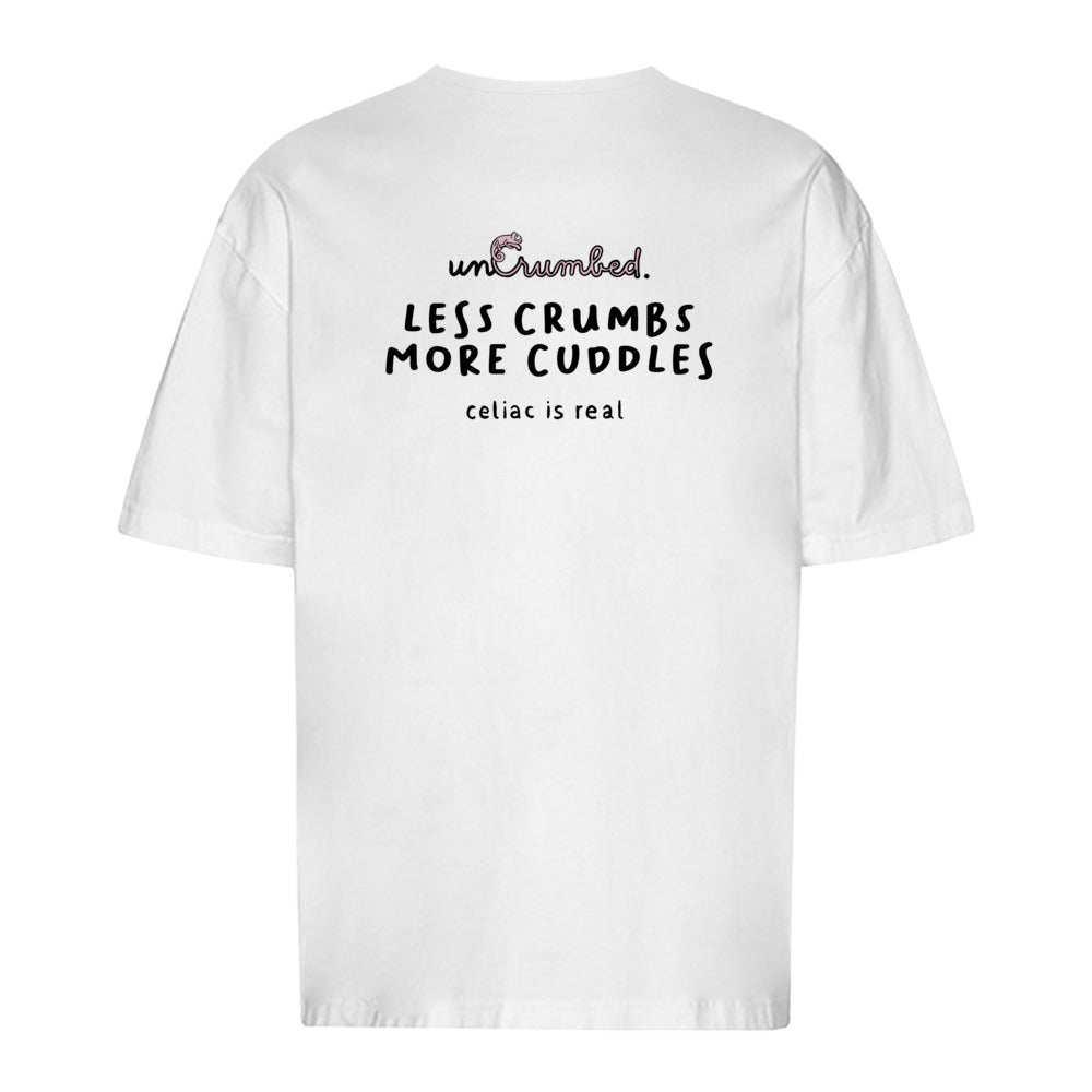 unisex shirt: less crumbs more cuddles