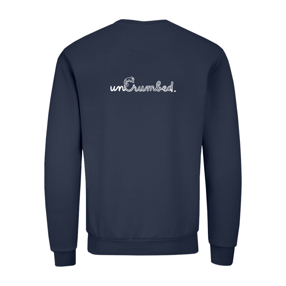 unisex sweater: uncrumbed.