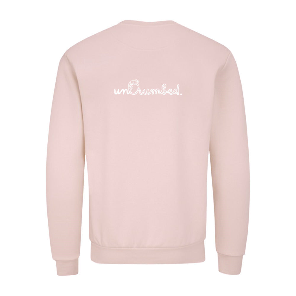 unisex sweater: uncrumbed.