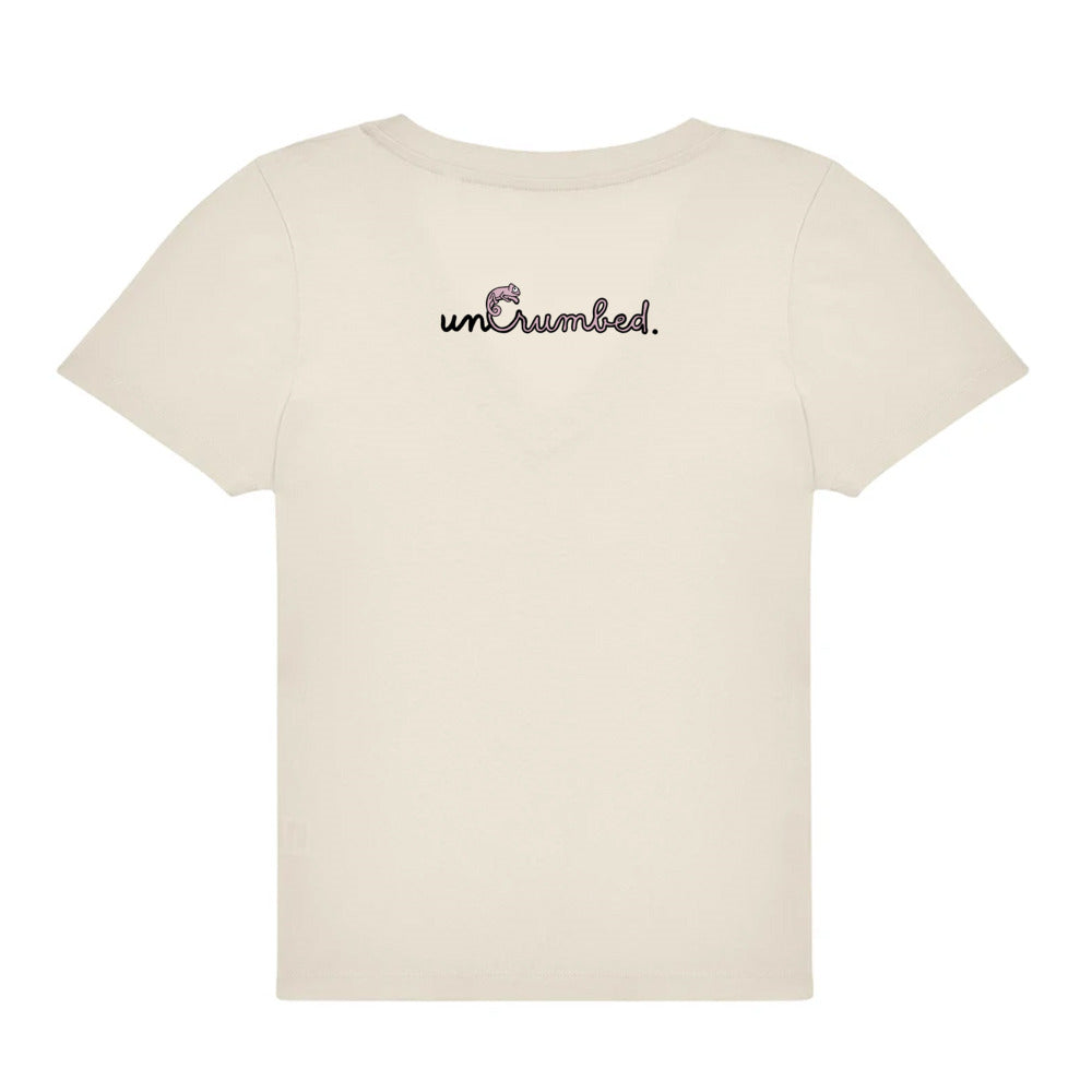 women's V: uncrumbed.