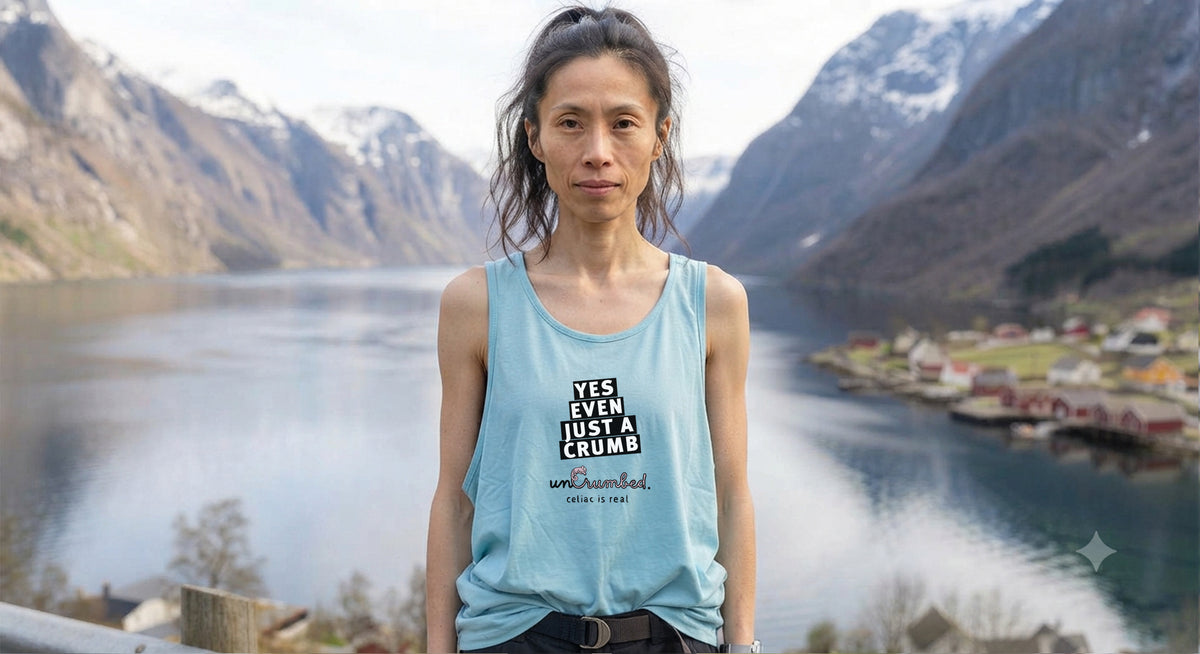 unisex sleveless: yes, even just a crumb