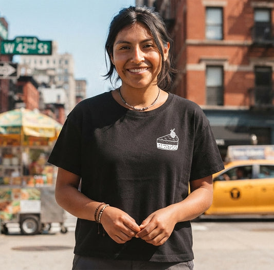 women's shirt: If life gives you cake