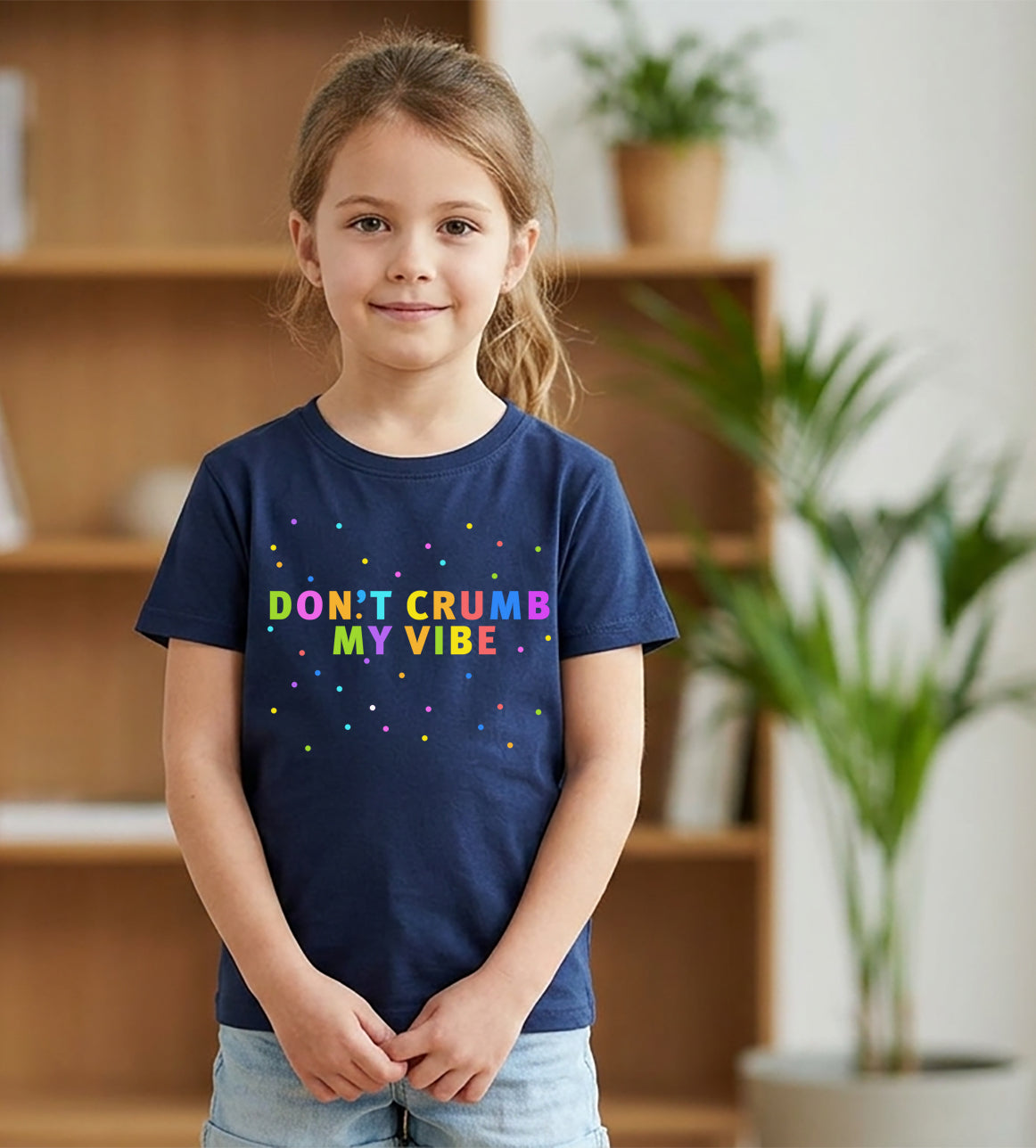 kids shirt: don't crumb my vibe