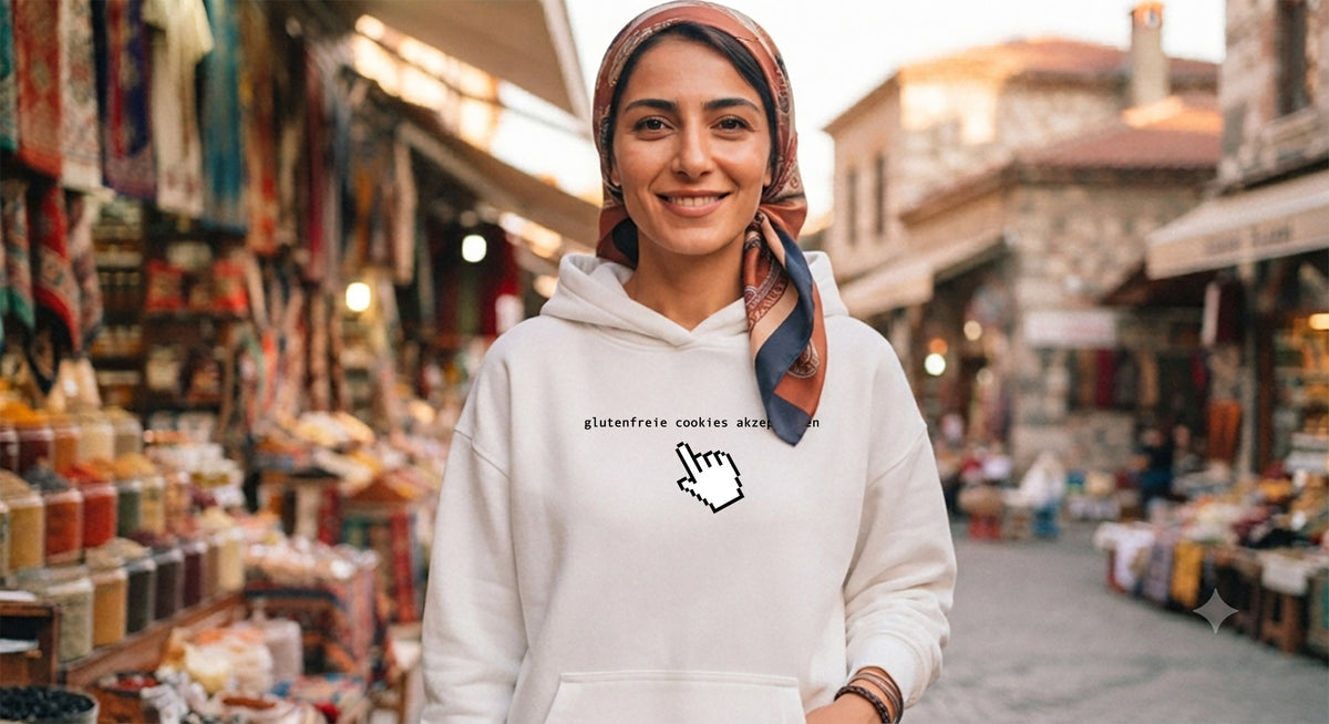 women's hoodie: glutenfreie cookies akzeptieren