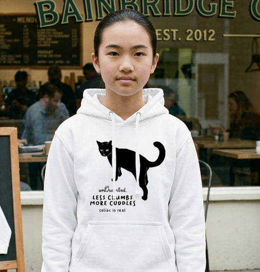 kids hoodie: less crumbs more cuddles