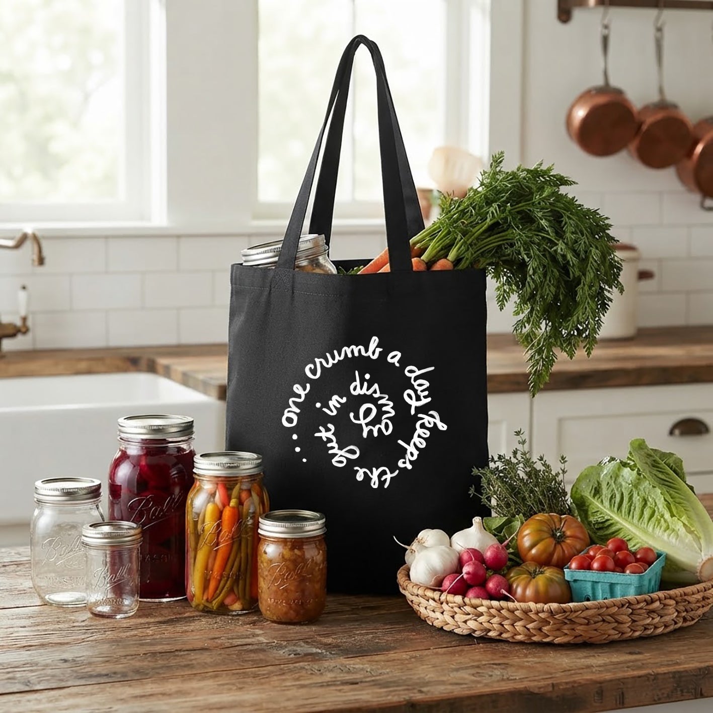 XL bag: one crumb a day